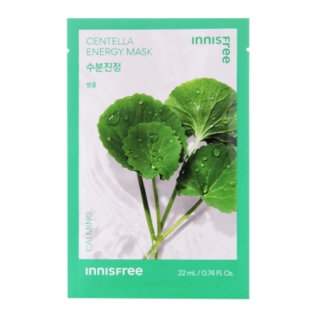 Innisfree - Squeeze Energy Mask - Centella - Calming - Mască de protecție liniștitoare - 22ml