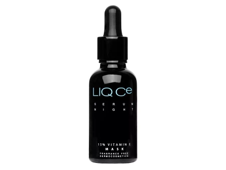 Liqpharm - LIQ Ce Serum Night 15% Vitamin E Mask - Dwufazowe Serum Regenerująco-Odżywcze na Noc - 30ml