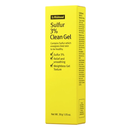 By Wishtrend - Sulfur 3% Clean Gel - Gel pentru imperfecțiuni - 30ml
