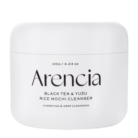 Arencia - Black Tea & Yuzu Rice Mochi Cleanser - Pastă iluminatoare și purifiantă pentru curățarea feței - 120g