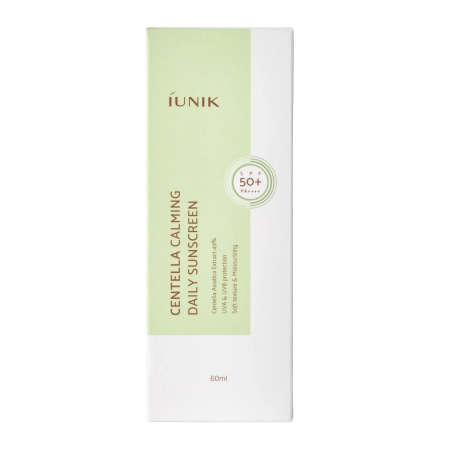 iUNIK - Centella Calming Daily Sunscreen SPF 50+ PA++++ - Cremă de protecție solară - 60ml 