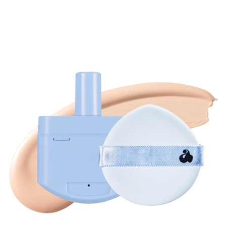 Unleashia - Babe Skin Baby Blue Cushion - Refill + + Burețel – Fond de ten cushion – 21N Fluffy – 15g