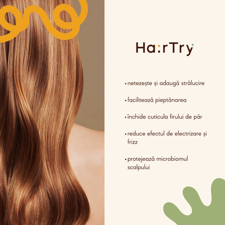 HairTry - Vin Glosser - Clătire pentru păr cu oțet pentru netezire și strălucire - 200 ml