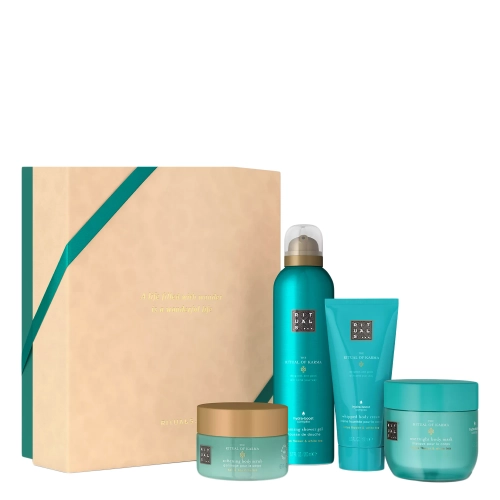Rituals - The Ritual of KRituals - The Ritual of Karma Gift Set M - Set cadou - 200 ml + 125 ml + 100 ml + 125 garma Gift Set M - Gift Set - 200ml+125ml+100ml+125g