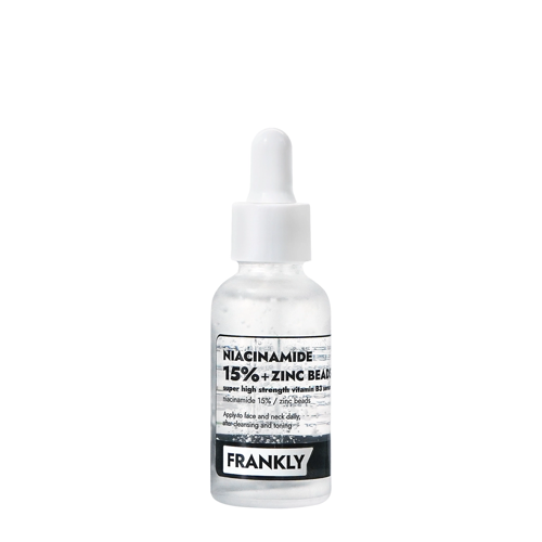 Frankly - Niacinamide 15% Zinc Beads Serum - Ser pentru imperfecțiuni cu Niacinamide 15% și Zinc - 30ml