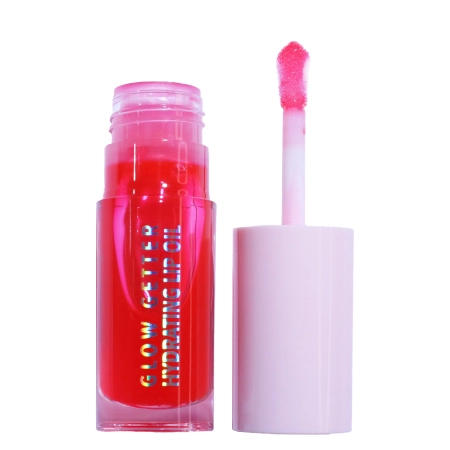 Moira - Glow Getter Hydrating Lip Oil - Ulei hidratant pentru buze - 008 Juicy Red - 3,5 ml 