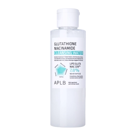 APLB - Glutathione Niacinamide Cleansing Water - Apă micelară de curățare cu glutation și niacinamidă - 160ml