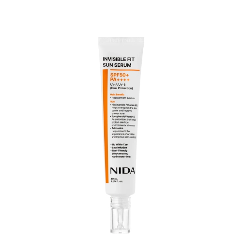 NIDA - Invisible Fit Sun Serum - Ser pentru față cu protecție solară - 40 ml