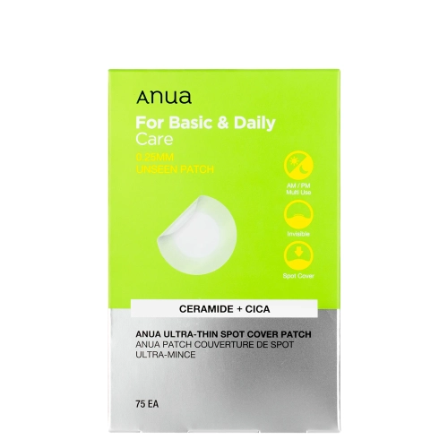 Anua - Ultra Thin Spot Cover Patch - Plasturi ultra-subțiri pentru coșuri - 75 buc.
