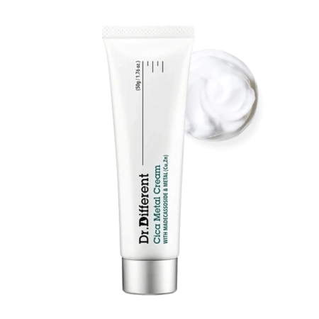 Dr.Different – CICA Metal Cream – Cremă calmantă pentru față – 50 g