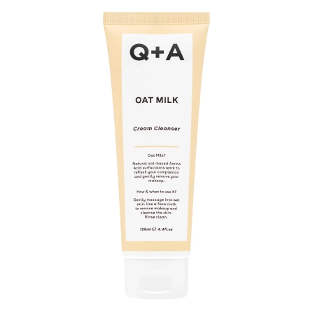Q+A - Oat Milk Cream Cleanser - Emulsie cremoasă de curățare cu lapte de ovăz - 125ml