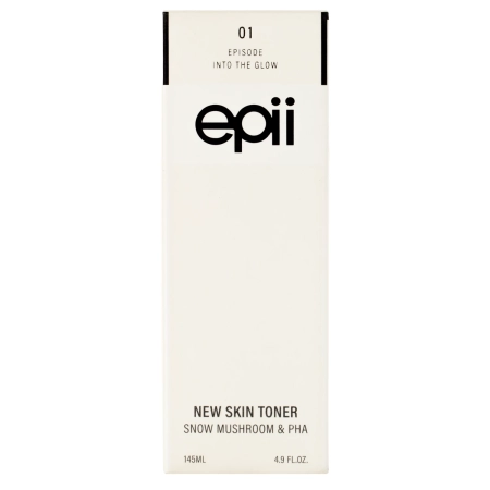 Epii - New Skin Toner Snow Mushroom & PHA - Toner hidratant și exfoliant pentru față - 145 ml