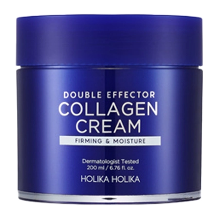 Holika Holika – Double Effector Collagen Cream – Cremă antirid cu colagen și acid hialuronic – 200 ml