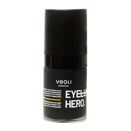 Veoli Botanica - Eyeluminate Hero - Ser energizant și iluminator pentru zona ochilor cu forme ultrastabile de vitamina C - 15 ml
