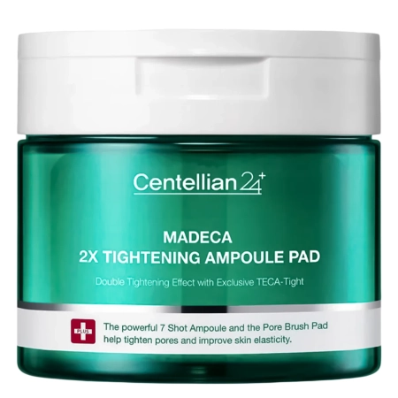 Centellian24 - Madeca Double Tightening Ampoule Pad - Dischete pentru față cu ser pentru fermitate - 60 buc.