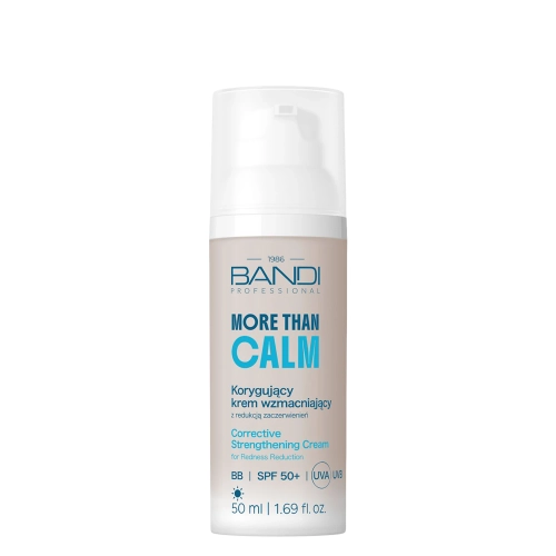 Bandi - More than Calm - Cremă Corectoare Fortifiantă SPF 50+ cu Reducere a Roșeții - 50ml