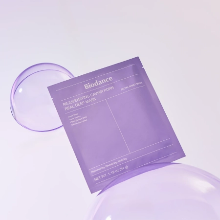 Biodance - Rejuvenating Caviar PDRN Real Deep Mask - Mască de față cu colagen și PDRN - 1 buc / 34 g