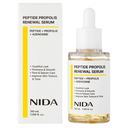 NIDA - Peptide Propolis Renewal Serum - Ser facial cu peptide - 50 ml