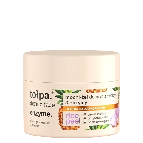 Tołpa - Dermo Face Enzyme - Mochi - Rice Peel - Gel de curățare pentru față cu 3 enzime - 110 g