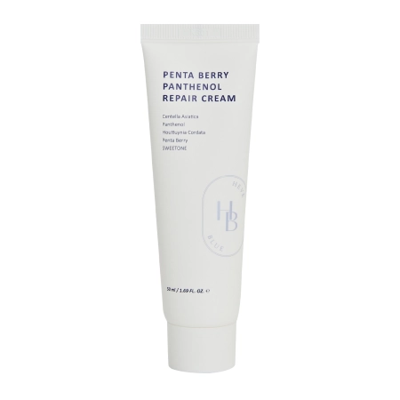HEVEBLUE - Penta Berry Panthenol Repair Cream - Cremă regenerantă pentru față - 50 ml