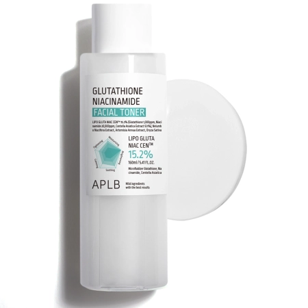 APLB - Glutation Niacinamide Facial Toner - Toner pentru față cu efect de nivelare a pielii - 160ml