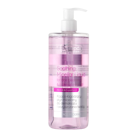 Bielenda Professional - Soothing Micellar Liquid - Loțiune micelară calmantă pentru demachiere și curățare facială - 500ml