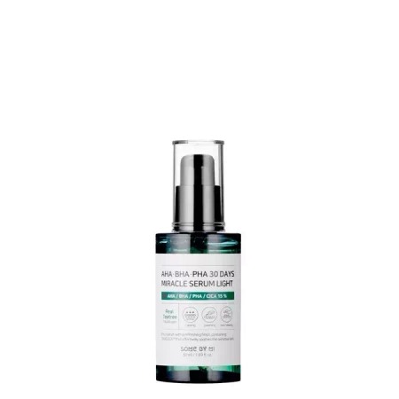 Some by Mi - AHA BHA PHA 30 Days - Miracle Serum Light - Ser cu acizi AHA, BHA și PHA - 50 ml