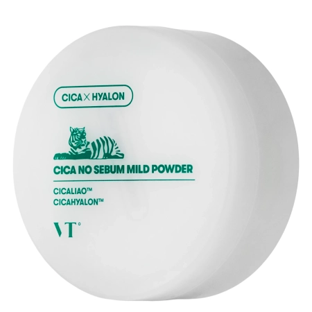 VT Cosmetics - Cica No-Sebum Mild Powder - Pudră de față matifiantă - 5g