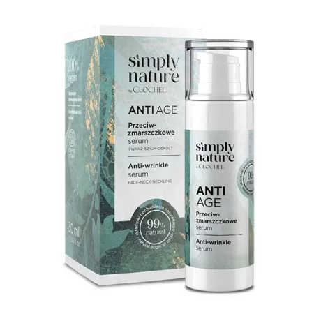 Clochee – Simply Nature – Ser antirid pentru față – 30 ml