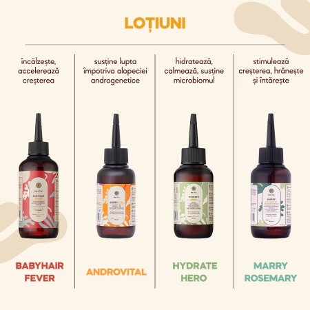 HairTry - Babyhair Fever - Loțiune încălzitoare pentru creșterea părului - 200 ml
