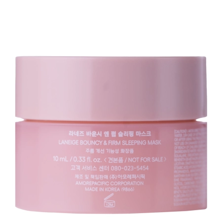 Laneige - Bouncy & Firm Sleeping Mask Mini - Mască de noapte fermecătoare - 10ml