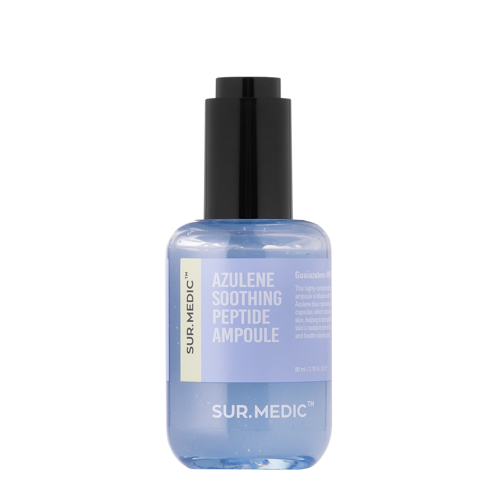 Sur.Medic+ – Azulene Soothing Peptide Ampoule – Fiolă calmantă cu peptide – 80ml
