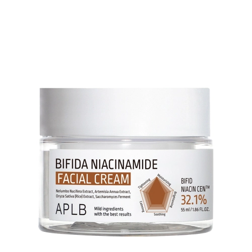 APLB - Bifida Niacinamide Facial Cream - Cremă pentru reducerea porilor cu niacinamidă – 55 ml