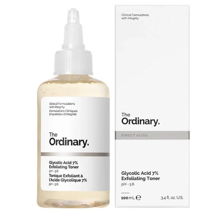 The Ordinary - Glycolic Acid 7% Exfoliating Toner - Toner exfoliant cu 7% acid glicolic - 100 ml