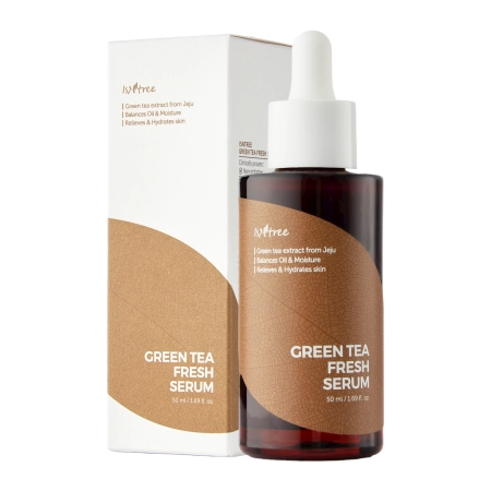 Isntree - Green Tea Fresh Serum - Ser facial cu extract de ceai verde - 50ml