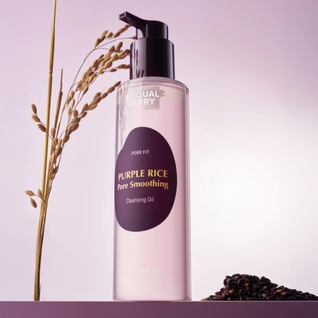 EQQUALBERRY – Purple Rice Pore Smoothing Cleansing Oil – Ulei demachiant – 200 ml