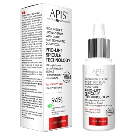 Apis - Pro-Lift Spicule Technology Home TerApis - Ser pentru lifting cu microace, DMAE și conotoxină biomimetică - 30 ml