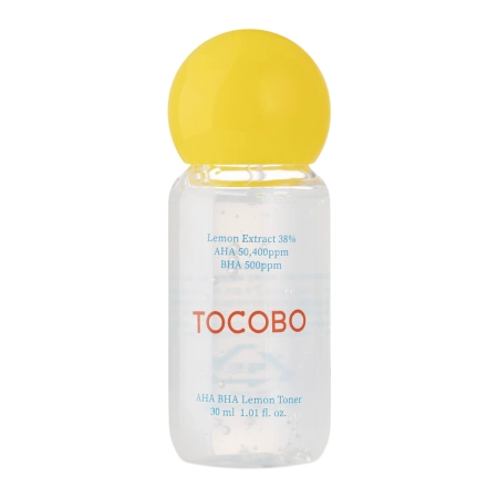 Tocobo - AHA BHA Lemon Toner - Toner cu lămâie și acizi AHA și BHA - 30ml