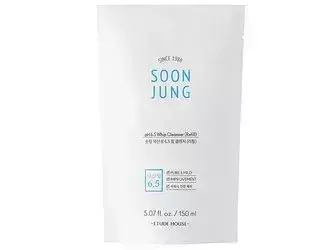 Etude House - Soon Jung pH 6,5 Whip Cleanser (Refill) - Spumă de curățare a feței - 150ml