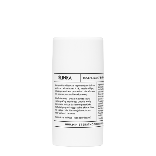 Ministerstwo Dobrego Mydła - Balsam Nutritiv în Stick - Prună - 75 g