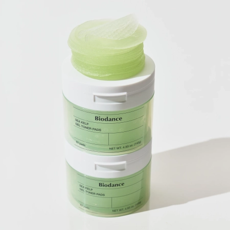 Biodance - Sea Kelp Gel Toner Pad - Dischete calmante pentru față - 60 buc.