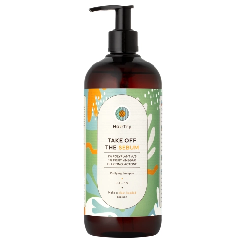 HairTry - Take Off The Sebum - Șampon purificator - 500 ml