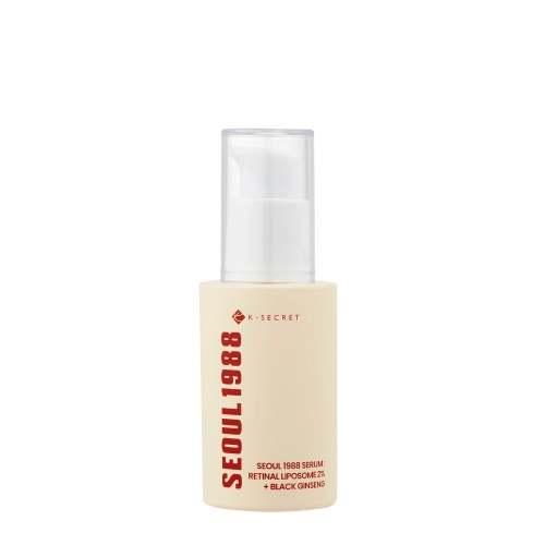 K-SECRET - SEOUL 1988 Serum : Retinal Liposome 2% + Black Ginseng - Ser pentru fermitate cu retinal - 30 ml