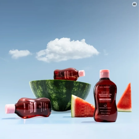 Bali Body - Watermelon Tanning Oil SPF50 - Ulei pentru bronzare cu extract de pepene verde SPF 50 - 100 ml