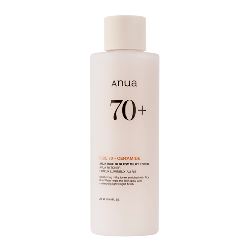 Anua - Rice 70 Glow Milky Toner - Toner facial hidratant din orez - 250ml