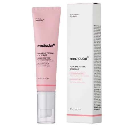 Medicube - PDRN Pink Peptide Eye Cream - Cremă pentru Conturul Ochilor cu Peptide și PDRN - 30 ml