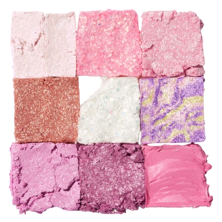 Unleashia - Glitterpedia Eye Palette - Paletă de Farduri Vegane pentru Pleoape - 9 All of Pink Glitter - 6,6 g