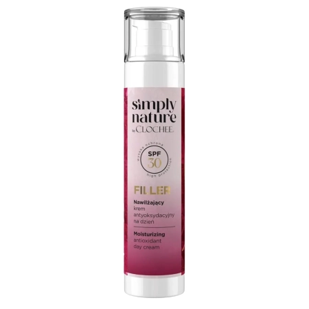 Clochee – Simply Nature Filler – SPF 30 – cremă hidratantă antioxidantă de zi – 50 ml