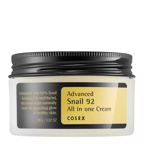 COSRX – Advanced Snail 92 All in One Cream – Cremă multifuncțională cu secreție de melc – 100 g