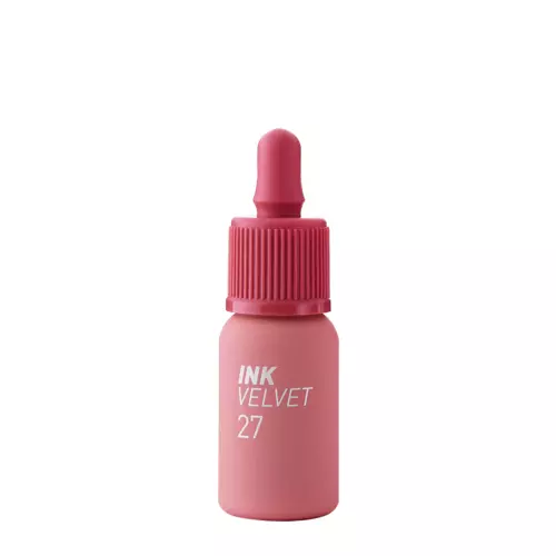 Peripera - Ink The Velvet - Tentă de buze - 27 Strawberry Nude - 4g